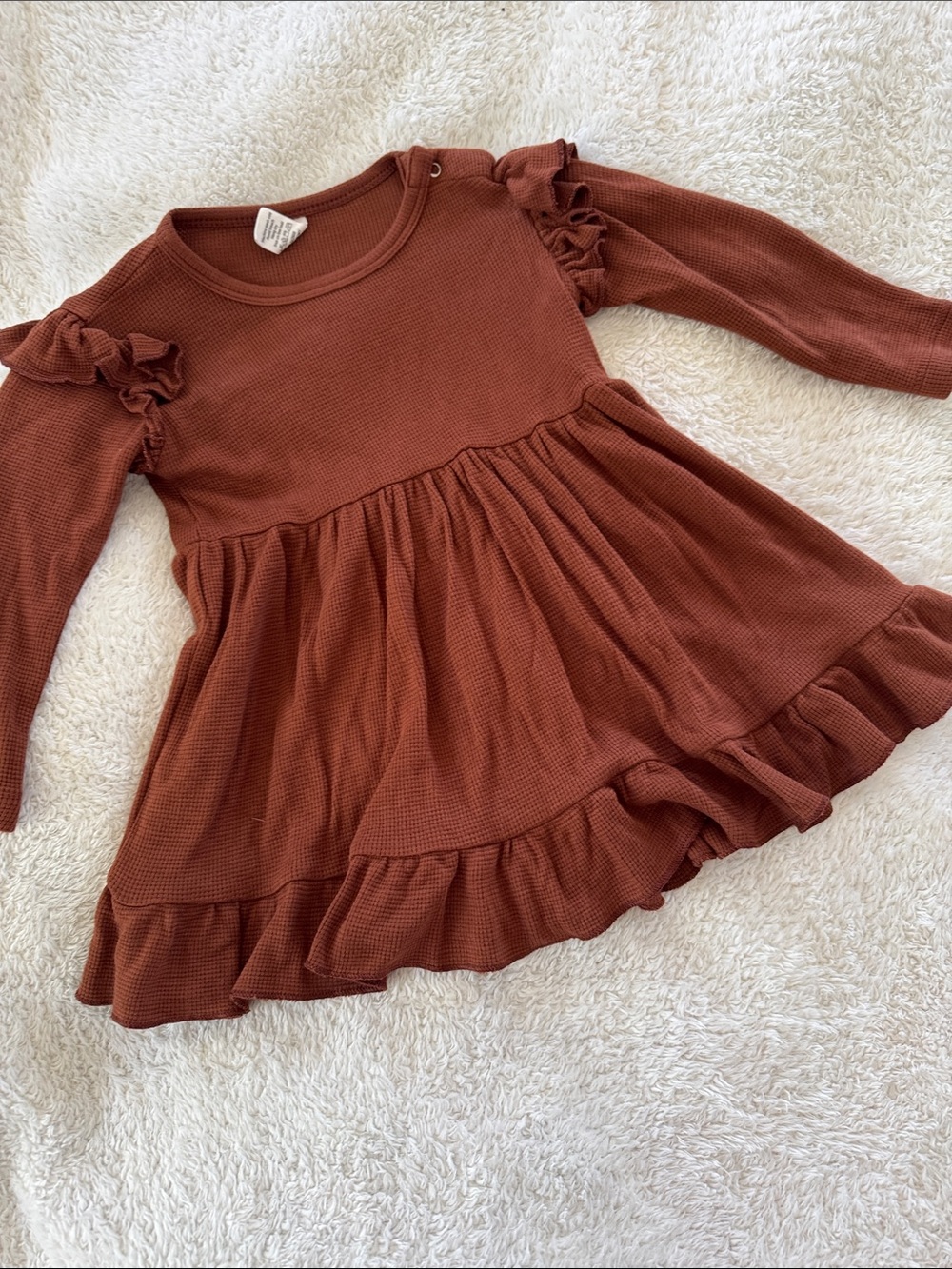 Larkspur waffle dress